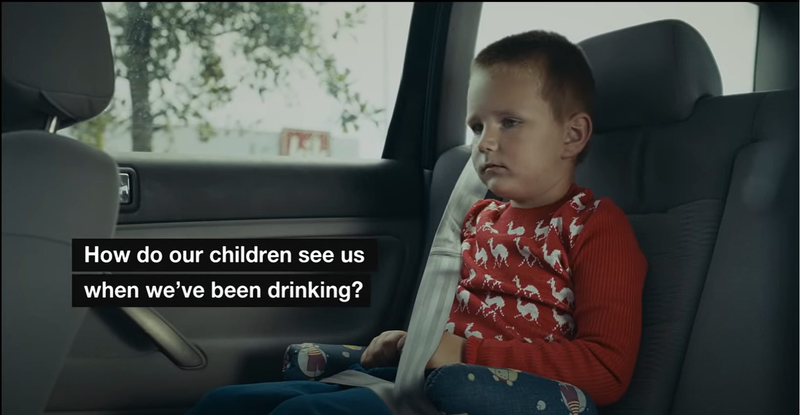Thông điệp "How children see us when we've been drinking? 